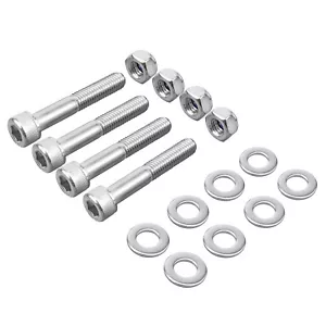 Front Shock Bolts Washers Nuts Kit For Yamaha Big Bear 350 Blaster 200 Moto 4 - Picture 1 of 5