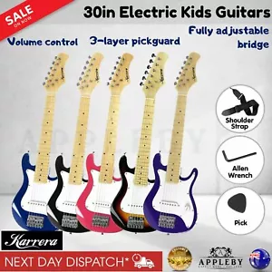Kids Electric Guitar 1/2 Half Size Junior Childrens Starter Set 6 String 5-9 Yrs - Picture 1 of 48