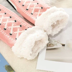 Anti-slip Non-slip Socks Plush Winter Sleeping Socks Warm Floor Socks Women - Picture 1 of 12