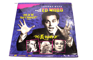 "Ed Wood" Letterbox Laserdisc LD - Johnny Depp 2 disc set.