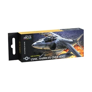 Arcus E5002 Enamel Paint Set USMC Harriers over Iraq 6 Colors 10ml for Model Kit - Picture 1 of 14