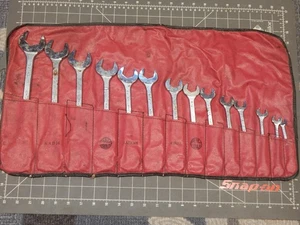 Vintage Sabina Mac 14Pc SAE 4 Way Angle Head Open End Wrench Set 3/8" 1 1/4 Four - Picture 1 of 9