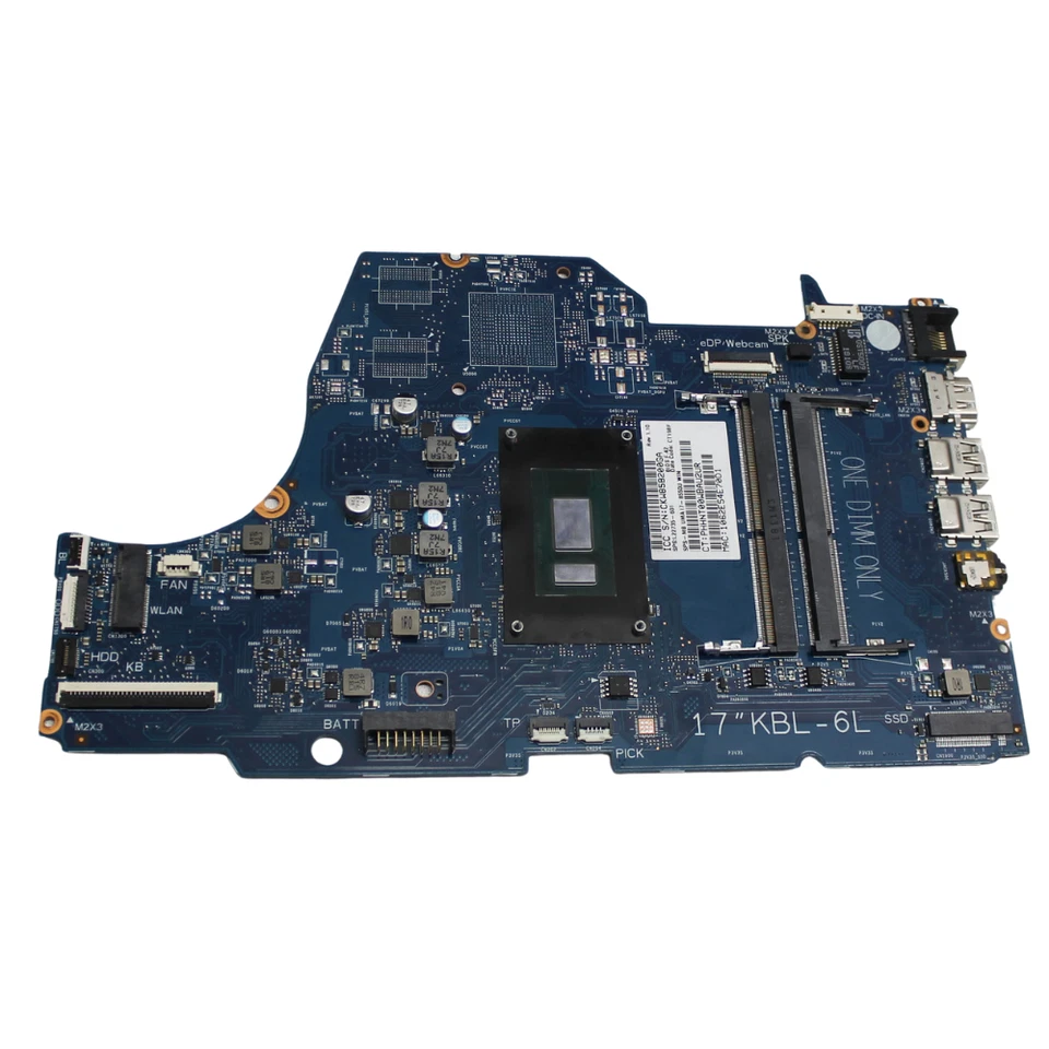 L22735-601 HP Motherboard Uma I7-8550U For 17-By0054Cl "GRADE A" - Image 1 of 1