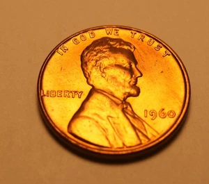 Lincoln Penny Bu 3 1960 P fecha pequeña - Imagen 1 de 2