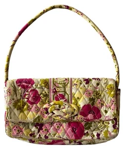 Vera Bradley Knot Just A Clutch Quilted Shoulder Bag Make Me Blush Retired - Picture 1 of 11
