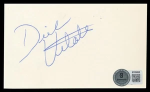 Dick Vitale Authentic Signed 3x5 Index Card Autographed BAS #BT03650 - Picture 1 of 2