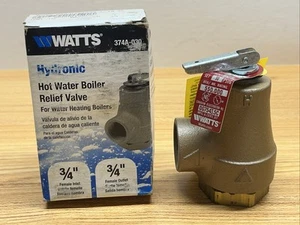 NEU Watts 374A-030 3/4" 30 PSI Warmwasserboiler Überdruckventil - NOS - Bild 1 von 8