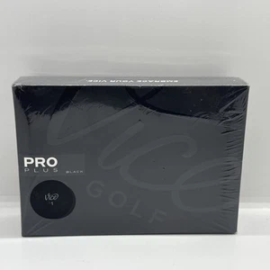 NEW Sealed Vice Pro Plus Golf Balls 12 Piece Set Black - Picture 1 of 2