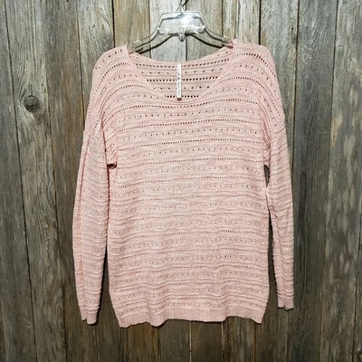 Leo Nicole M Suéter Rosa Melocotón Túnica Casa Boho Playa Coqueta Hada Capricho Foto 1 de 4