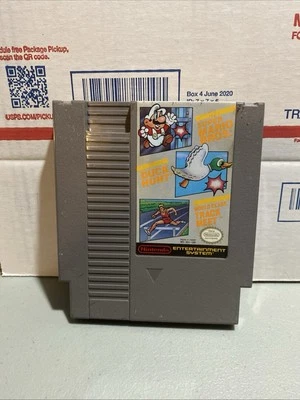 Super Mario Bros. / Duck Hunt / World Class Track Meet (NES) Nintendo Cartridge - Image 1 of 4