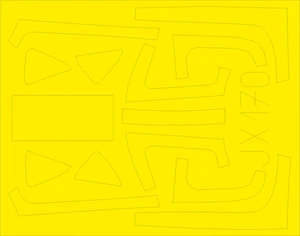 Eduard 1/32 Scale Mask for A-1H by Trumpeter - JX170 - Picture 1 of 1