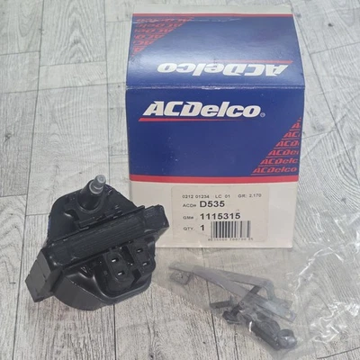 New Genuine AC Delco Remy Ignition Coil D535 GM# 1115315 Made In USA - Image 1 of 4