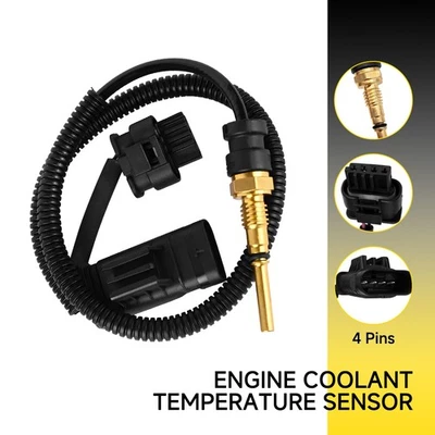 NEW FOR CITROEN / PEUGEOT 1.6 VTI THP COOLANT TEMP SENSOR - 4 PIN 1611178280 UK - Image 1 of 4
