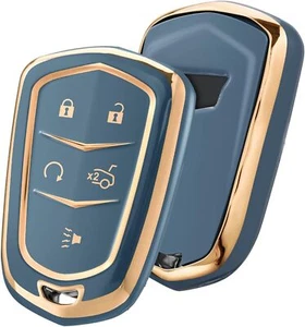 Key Fob Cover For Cadillac XT5 XTS ATS CT6 XT4 XT6 TPU Remote Case Holder Shell - Bild 1 von 26