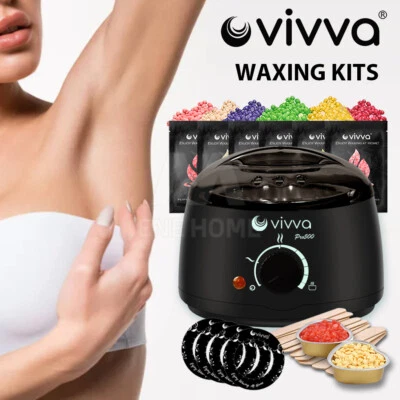 vivva Wax Pot Warmer Hard Wax Beans Body Remover Heater Waxing Machine Kit - image 1 of 4