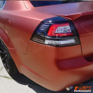 Black 3D LED Bar Sequential Indicator Tail lights for Holden Commodore VE Sedan - Foto 1 di 11