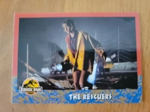 Jurassic Park - Topps Trading Card # 47, The Rescuers (1993) - Picture 1 of 2