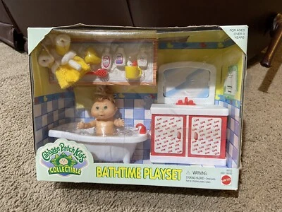 Винтажный коллекционный игровой набор 1996 CABBAGE PATCH KIDS БЛОНДИНКА ДЕВОЧКА Mattel - Изображение 1 из 4