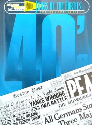 E-Z Play Today Volume 369 Songs of the Forties  - Image 1 of 3