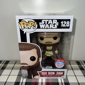 Funko Pop Star Wars Qui-Gon Jinn #128 NYCC 2016 Exklusiv LE 2000 - IN SCHUTZ - Bild 1 von 16