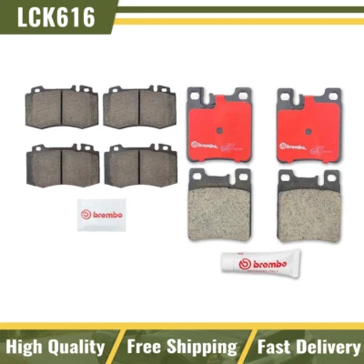 For 2001-2002 Mercedes-Benz S500 Brembo Front + Rear Ceramic Brake Pads - Image 1 of 4