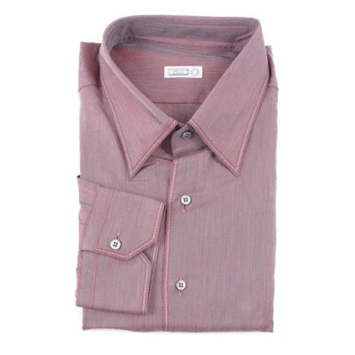 Zilli Tailored-Fit Extrafine Silk-Cotton-Cashmere Twill Shirt 18 (Eu 46) - Image 1 of 4