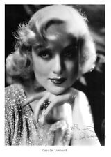 CAROL LOMBARD -signed autographed photo reprint 5 x 7 in.