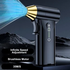 Dust Removal High Power Jet Fan Wind Speed 52m/s Mini Air Duster - Photo 1/11