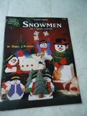 American School of Needlework Snowmen in Plastic Canvas #3182 © 1997 - Image 1 of 3