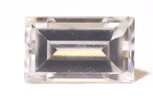GIA loose certified .26ct SI1 F Rectangular Step Cut Baguette Natural Diamond - Picture 1 of 5