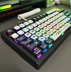OEM Backlit Keycaps EVA CS GO PBT PC Pudding Keycap For Gaming Mechanical - Picture 1 of 9