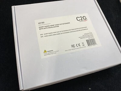 Extensor HDMI sobre Cat5/6 - C2G 60180 - Corto alcance con ecualización automática NUEVO Foto 1 de 2