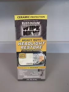 Rust-Oleum Wipe New Chenille/Microfiber Heavy Duty Headlight Restorer Kit  - Picture 1 of 1