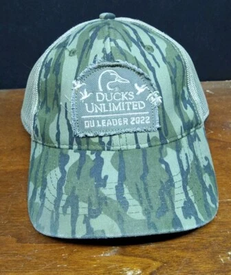 Ducks Unlimited Logo Hat Patch Camo Strapback Mesh Trucker Baseball Cap 2022 - Image 1 of 4
