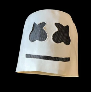 Marshmello Fortnite Rubber Halloween Mask SHIP FAST!! - Picture 1 of 5