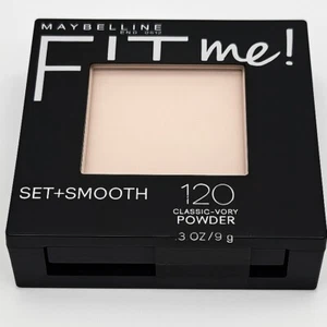 Maybelline Fit Me Powder Classic Ivory 120 Smooth Matte Finish Face Makeup New - Picture 1 of 3