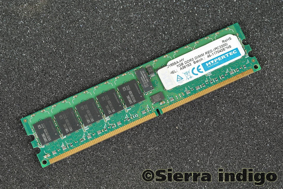 DY655A-HY Hypertec 1GB DDR2 PC3200R Server Memory RAM - Photo 1/1