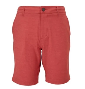 Faherty Belt Loop All Day Shorts 9" Venice Red Recycled Polyester Sz 28 NWT - Picture 1 of 5