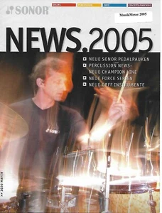 Magazine - Sonor - News 2005 - Product Line Highlights Jojo Mayer GERMAN (MU26) - Picture 1 of 1