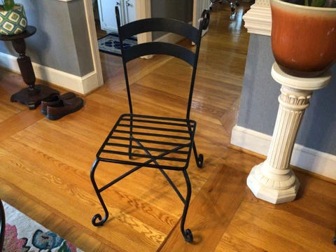 wrought iron chairs set of 4 Cover