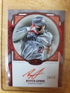 2024 Tier One Royce Lewis Autogramm /25 - Bild 1 von 2