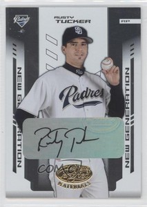 2004 Leaf Certified Materials New Generation /500 Rusty Tucker Rookie Auto RC