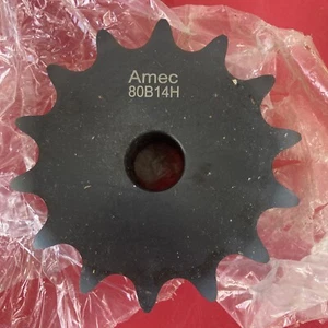 Piñón AMEC Genuino Stock Diámetro 1" ID 80B14H 14 Dientes Acero - Imagen 1 de 3