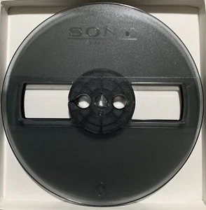 Sony 7" Empty Reel, 2 Window Shaded Gray, Sony Box + Bag - Picture 1 of 1