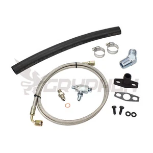 Turbo Oil Line Kit for Mazda MX5 Miata Late MK1 MK2 MK2.5 TD05H Water-Cooled - Picture 1 of 3