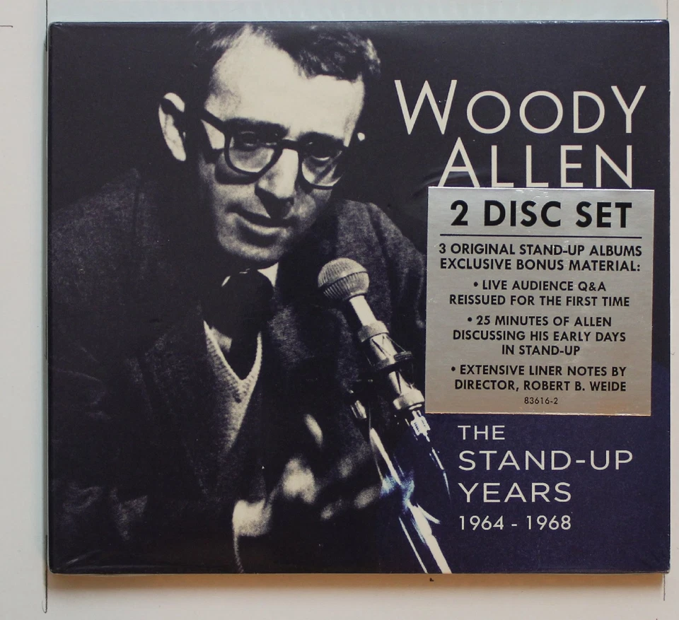 Woody Allen The Stand-Up Years 1964-1968 US 2 Card-FOC CD 2014 + Hypesticker - Bild 1 von 1
