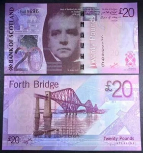 Great Britain UK Scotland Bank 2009 Banknotes 20 Pounds UNC - Picture 1 of 1