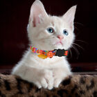  3 Pcs Dog Collar with Bell Pet Halloween Cat Ties Adjustable
