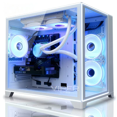 RTX 5060 Gaming PC Intel i7 32GB DDR4 NVIDIA 1TB SSD Windows 11 WiFi White - Image 1 of 4