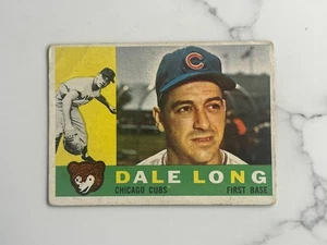 Carta Baseball 1960 Topps #375 Dale Long Chicago Cubs (piccola piega) - Foto 1 di 2